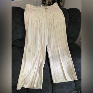 H&M linen blend pants